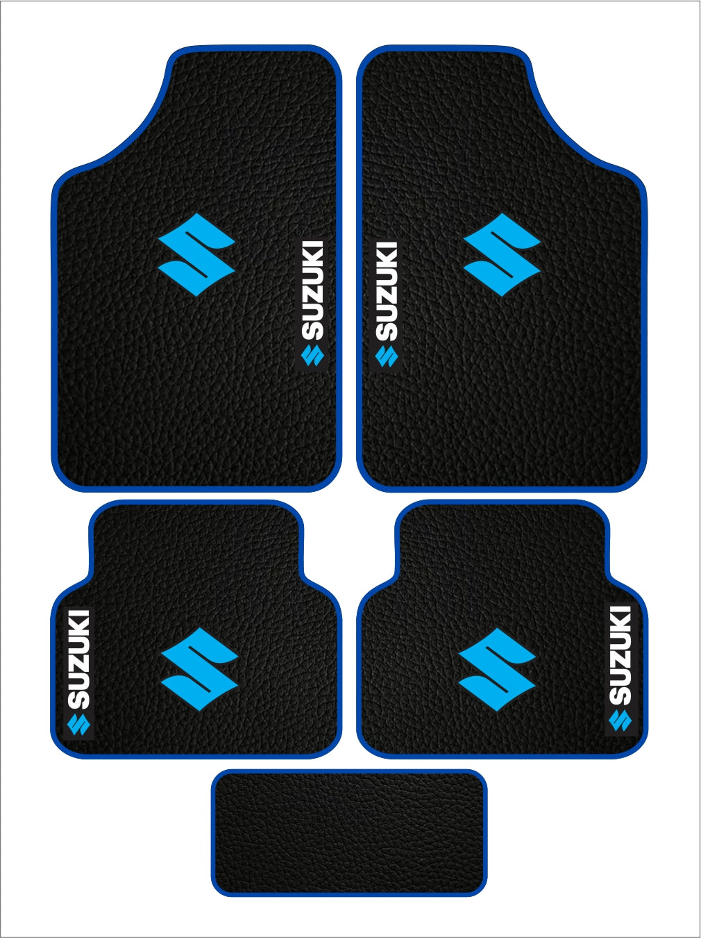 Suzuki Universal PVC Leather Floor Mats Set of 5