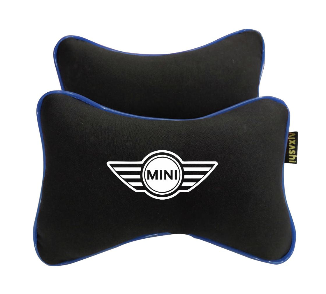 2x MINI Cooper car headrest Neck pillow Cushion