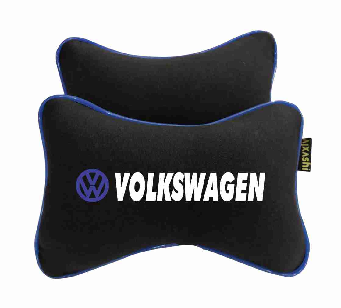 2x Volkswagen car headrest Neck pillow Cushion