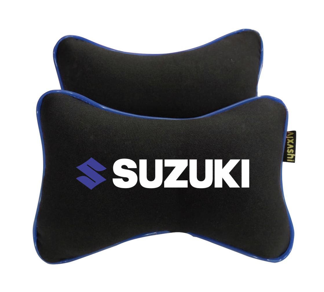 2x Suzuki car headrest Neck pillow Cushion