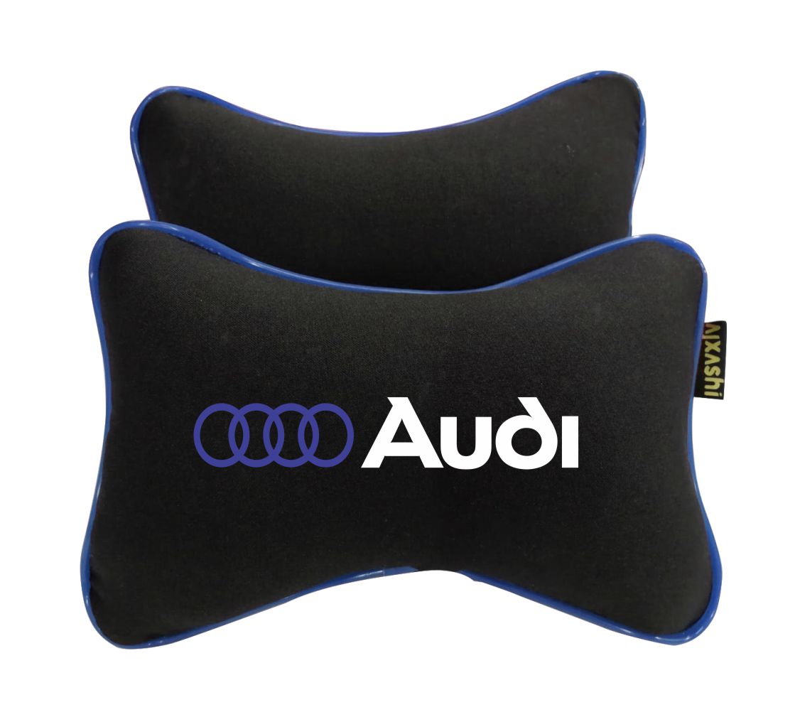 2x Audi car headrest Neck pillow Cushion