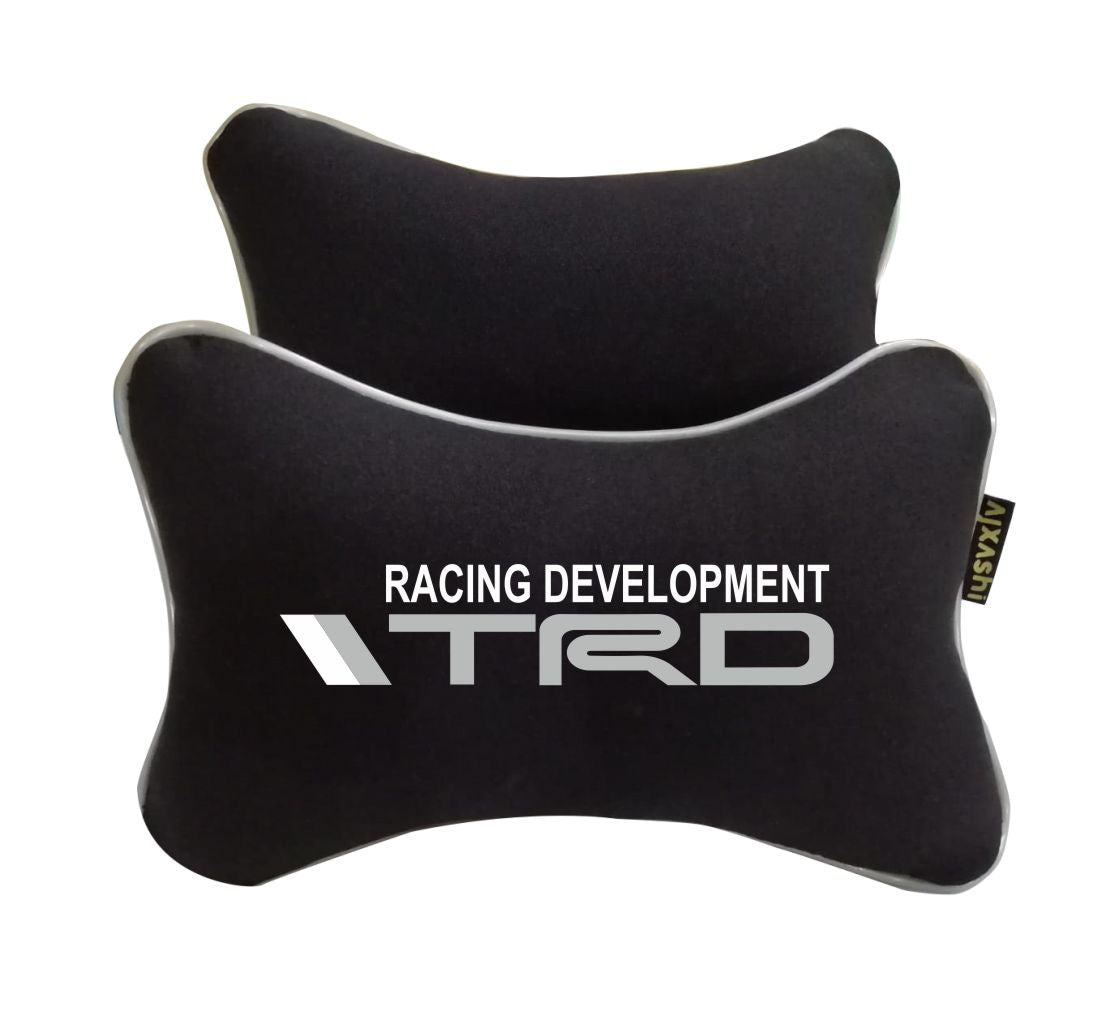 2x TRD Toyota racing Development car headrest Neck pillow Cushion