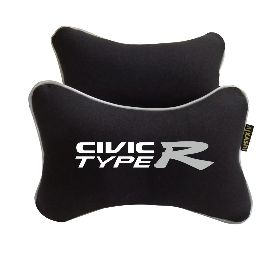 2x Honda Civic Type-r car headrest Neck pillow Cushion