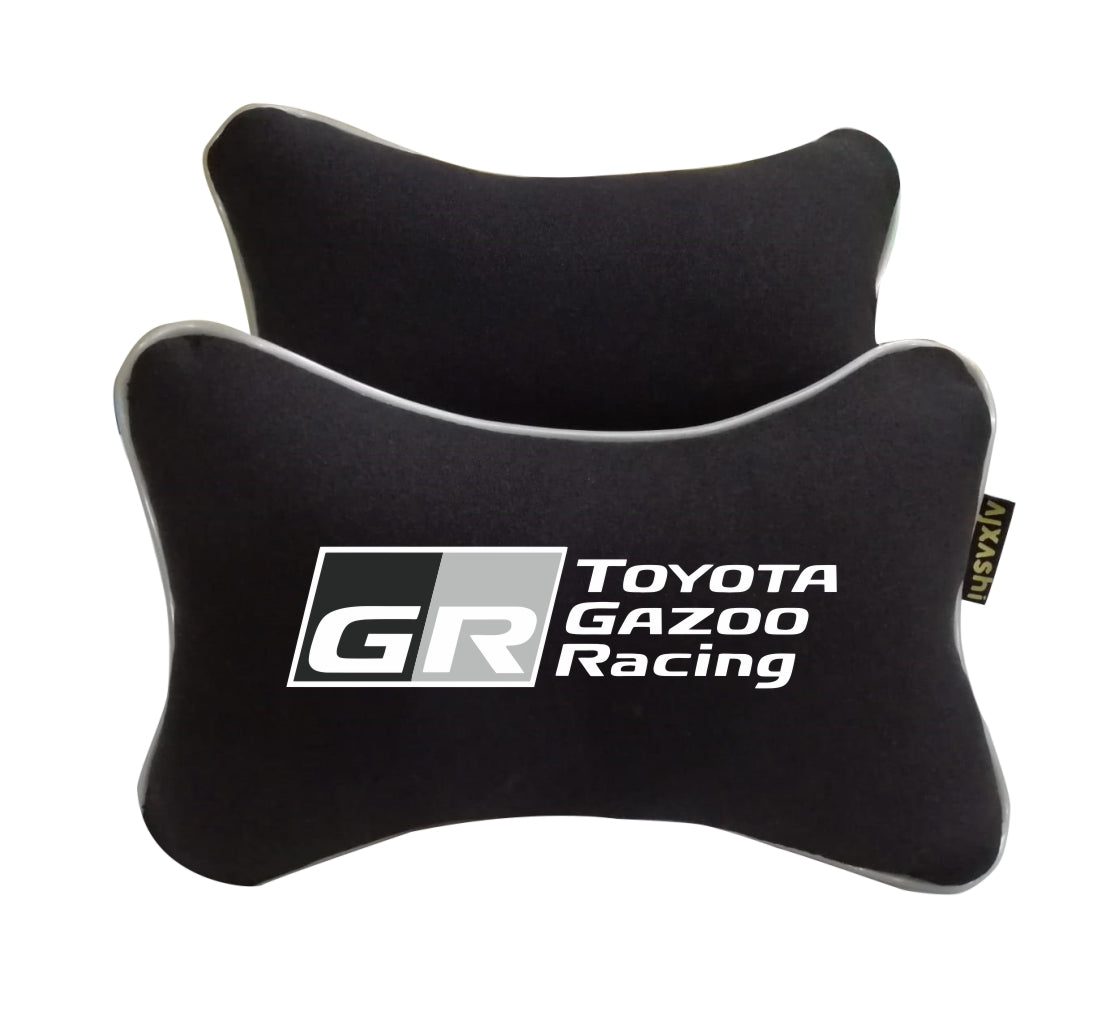 2x Toyota GR car headrest Neck pillow Cushion
