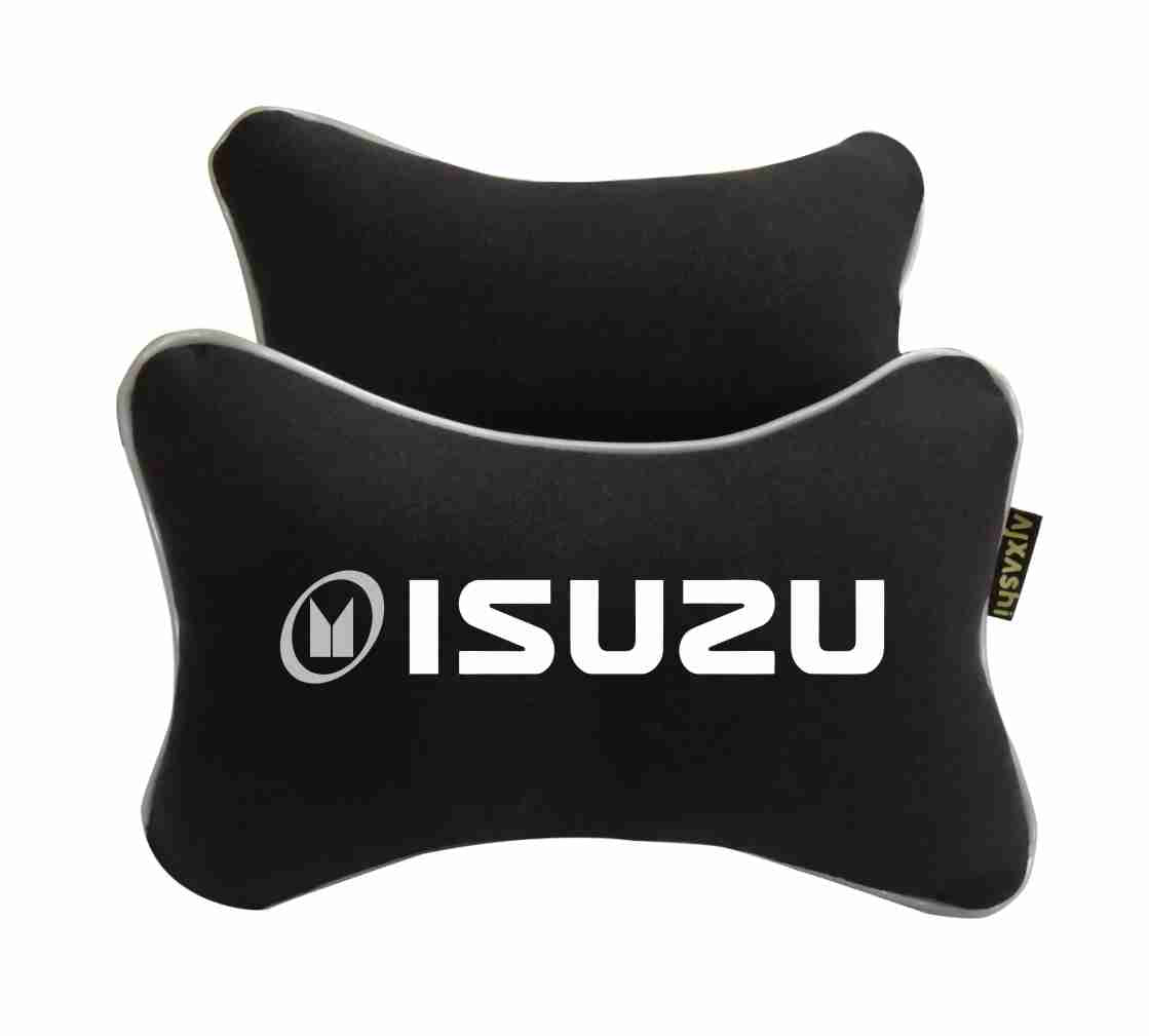 2x Isuzu car headrest Neck pillow Cushion