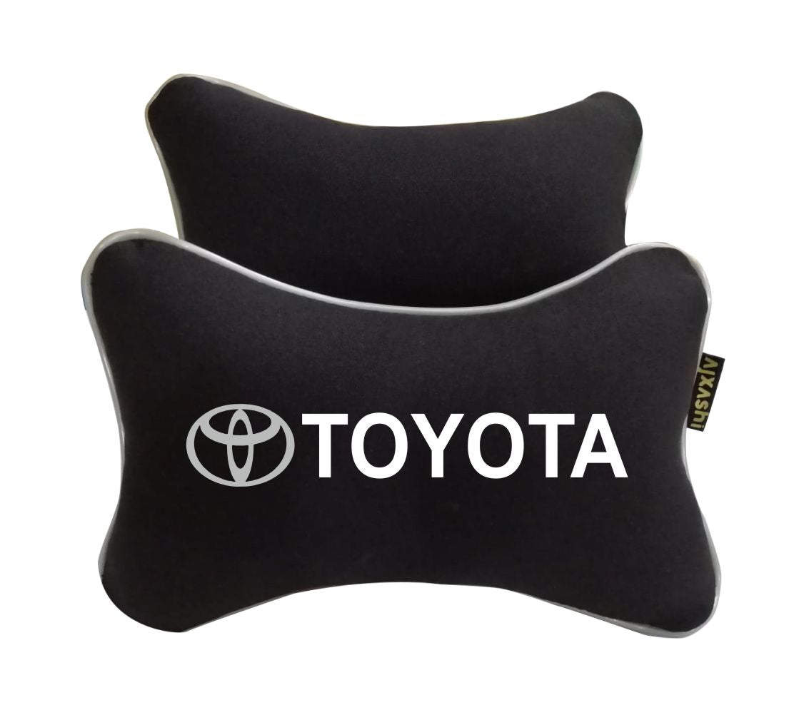 2x Toyota car headrest Neck pillow Cushion