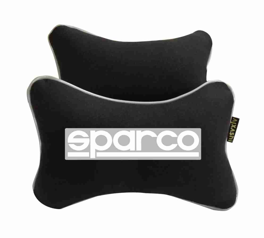 2x Sparco car headrest Neck pillow Cushion