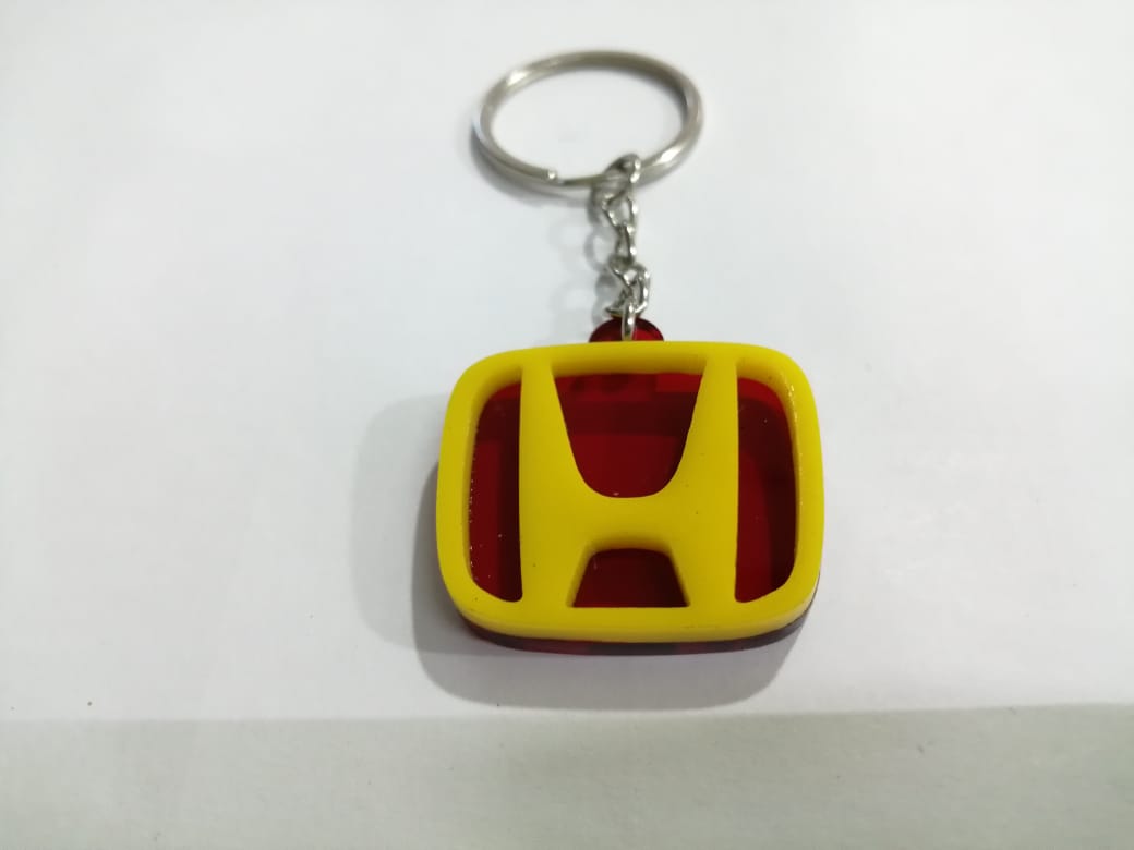 Honda car & Motorbike 4D Acrylic Keychain
