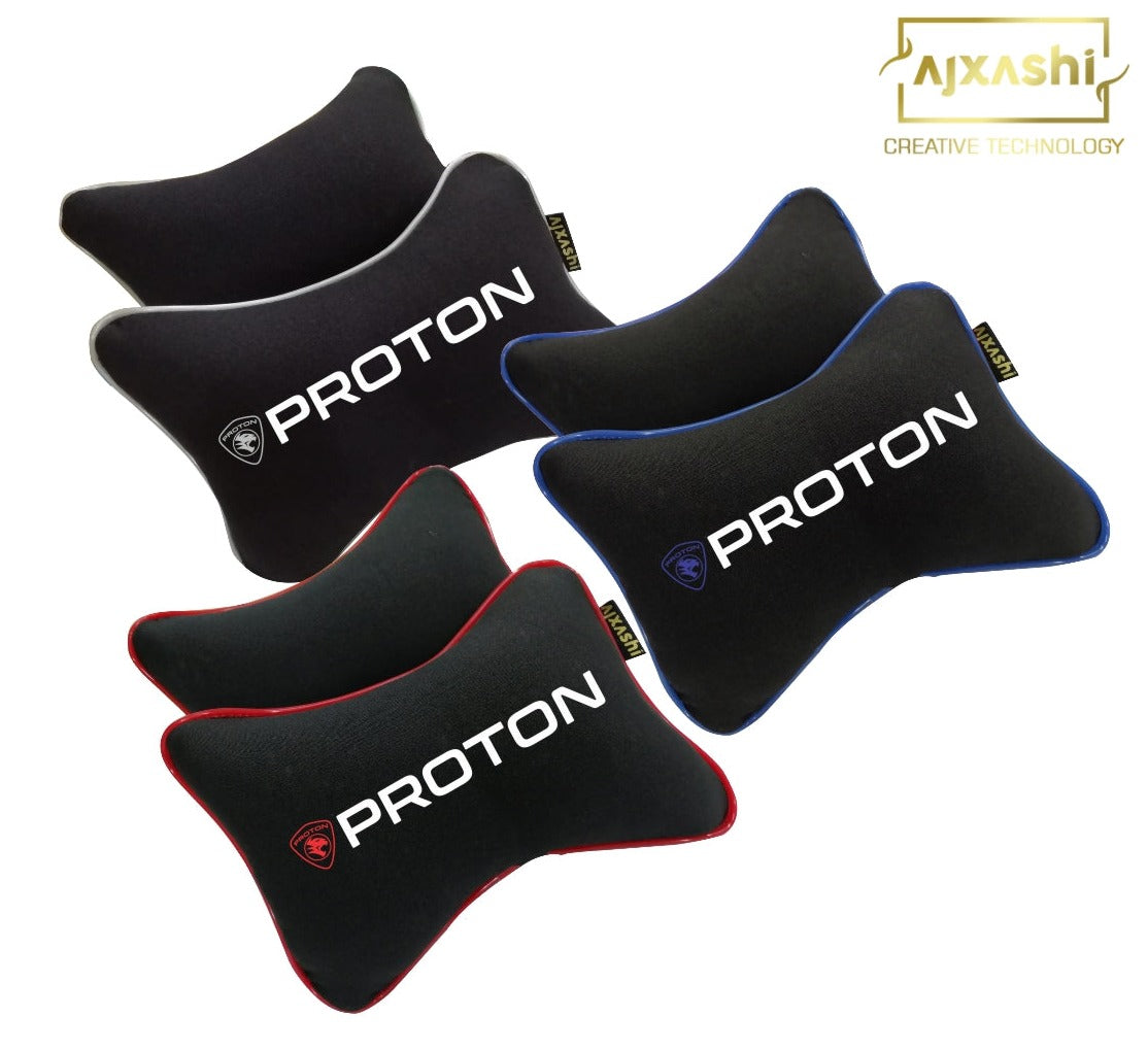 2x Proton car headrest Neck pillow Cushion