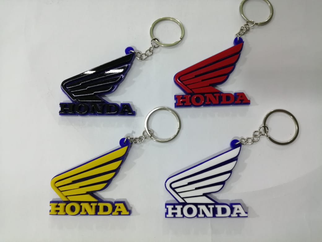 4D Honda Motorbike Acrylic Keychain