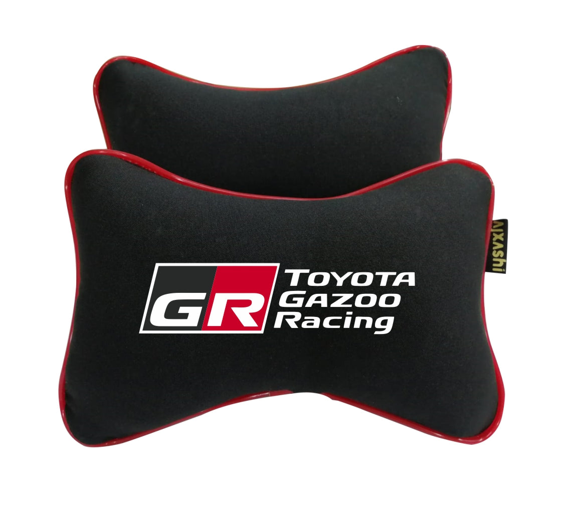 2x Toyota GR car headrest Neck pillow Cushion