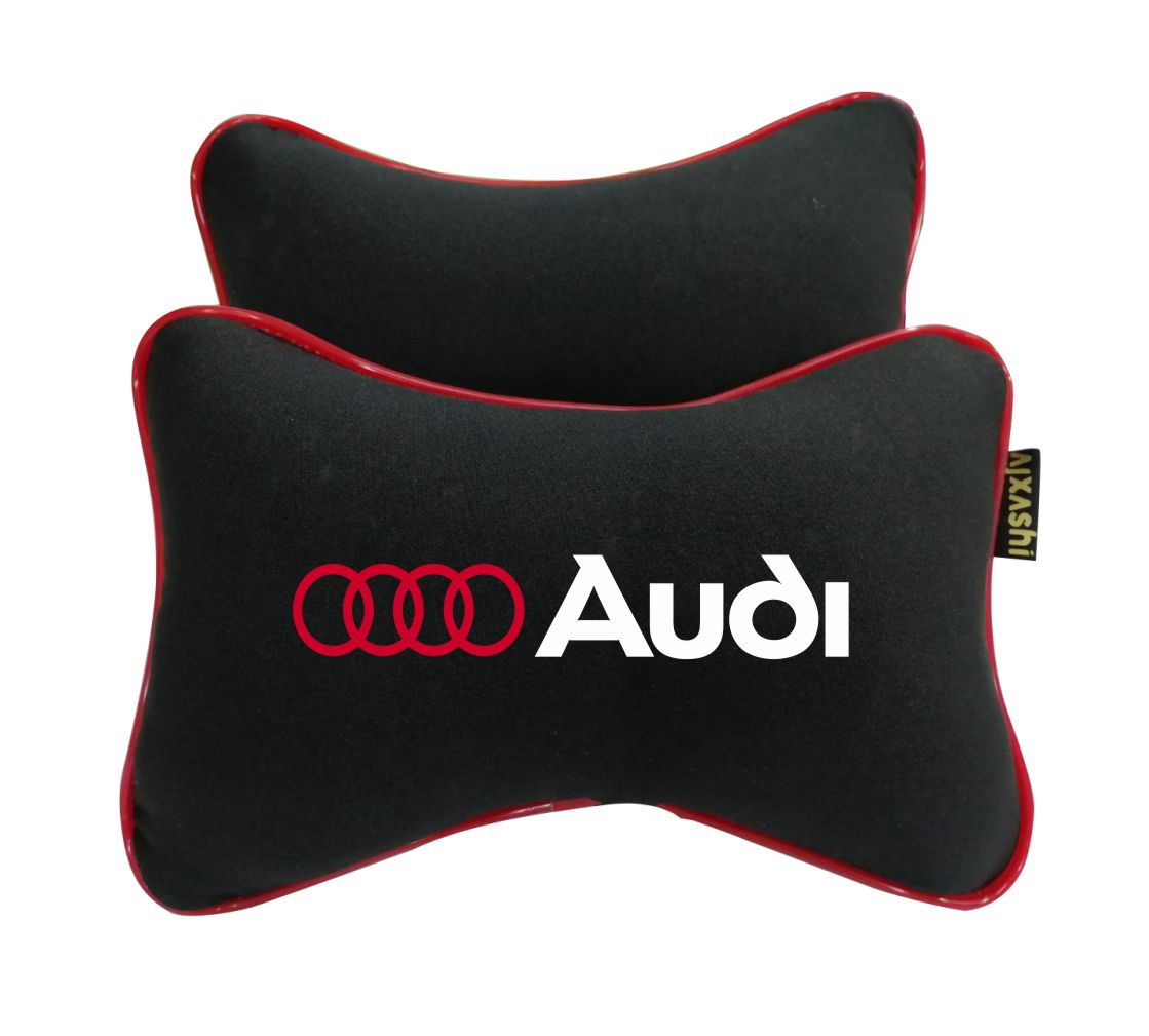 2x Audi car headrest Neck pillow Cushion
