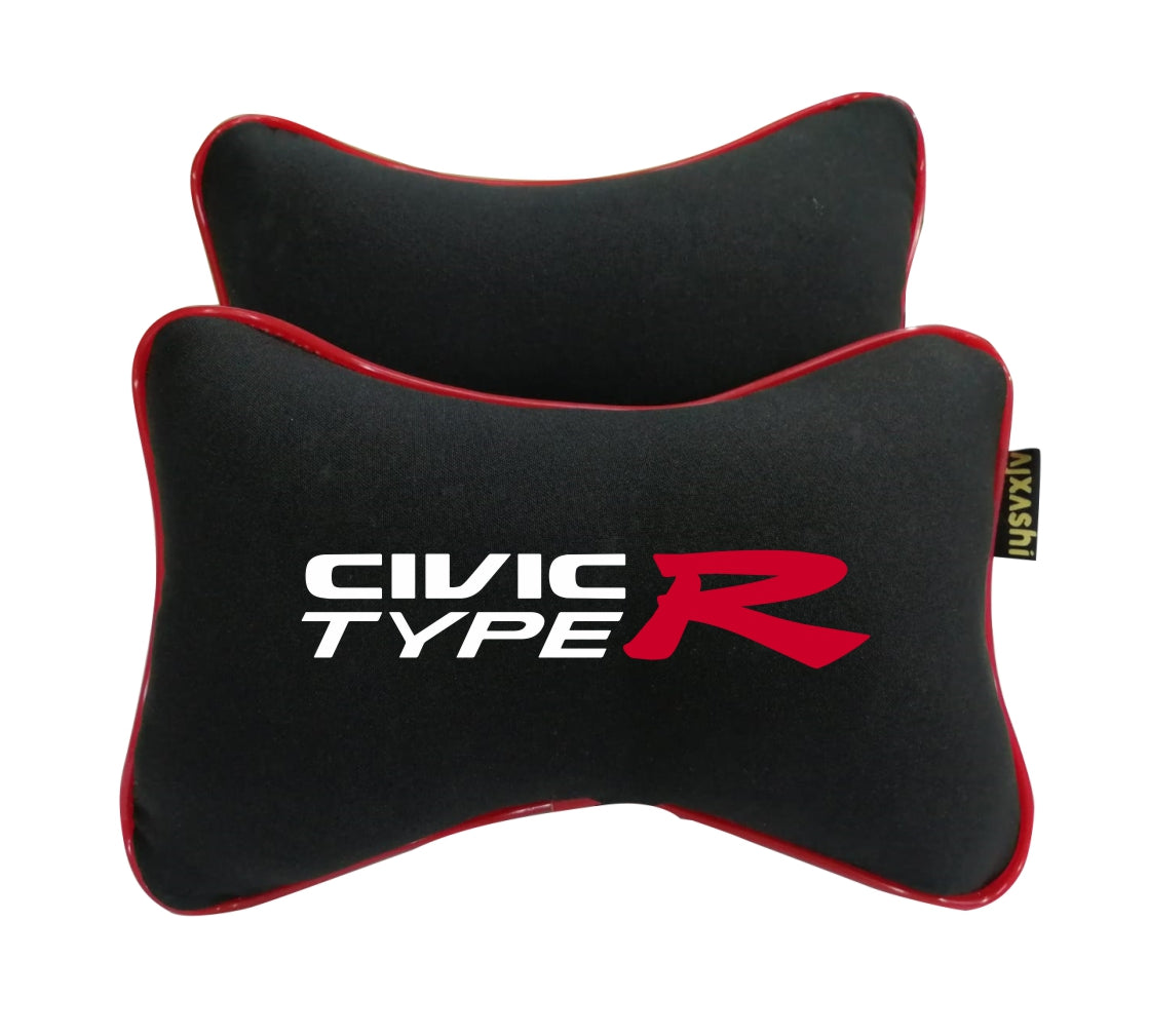 2x Honda Civic Type-r car headrest Neck pillow Cushion