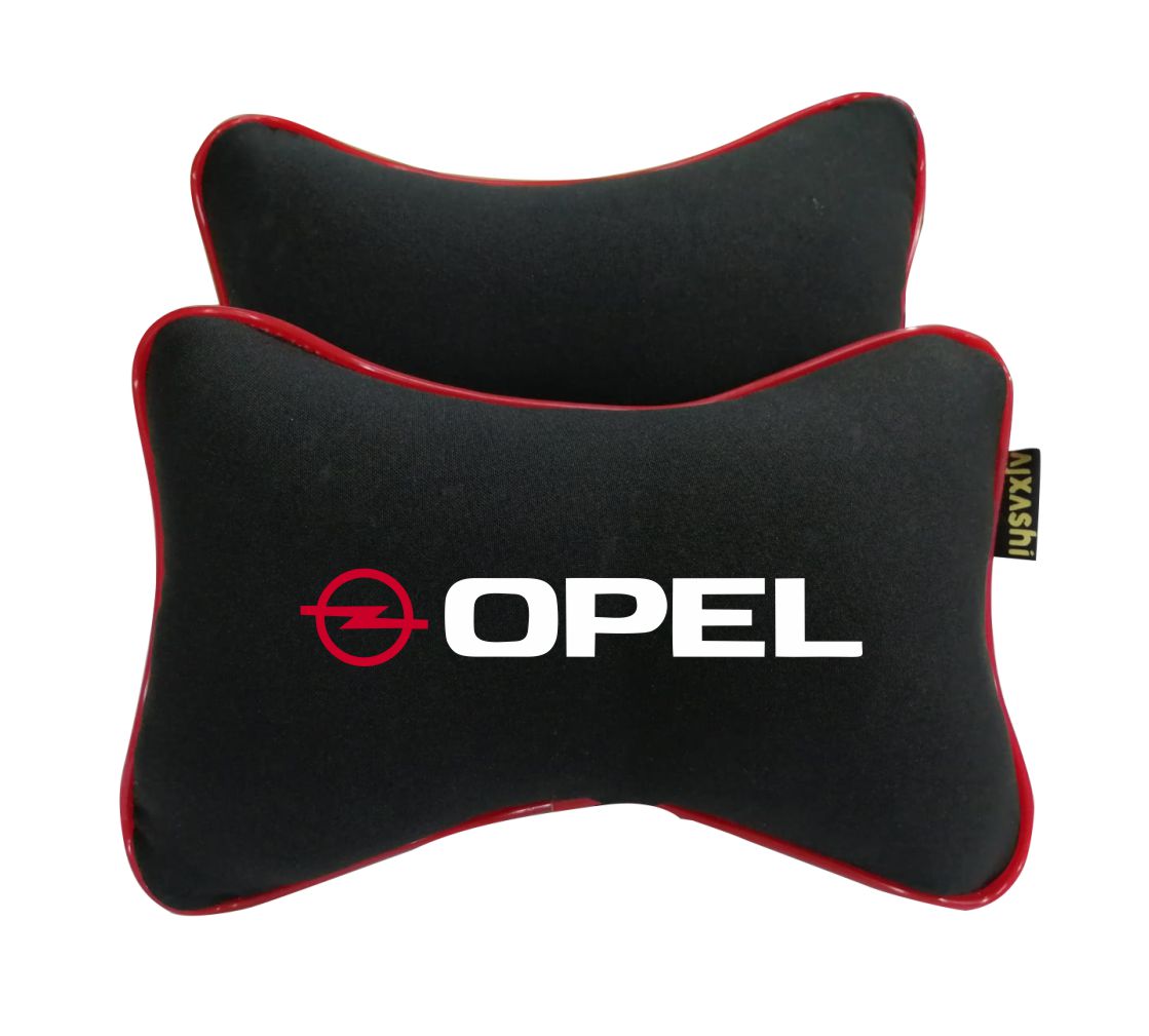 2x Opel car headrest Neck pillow Cushion